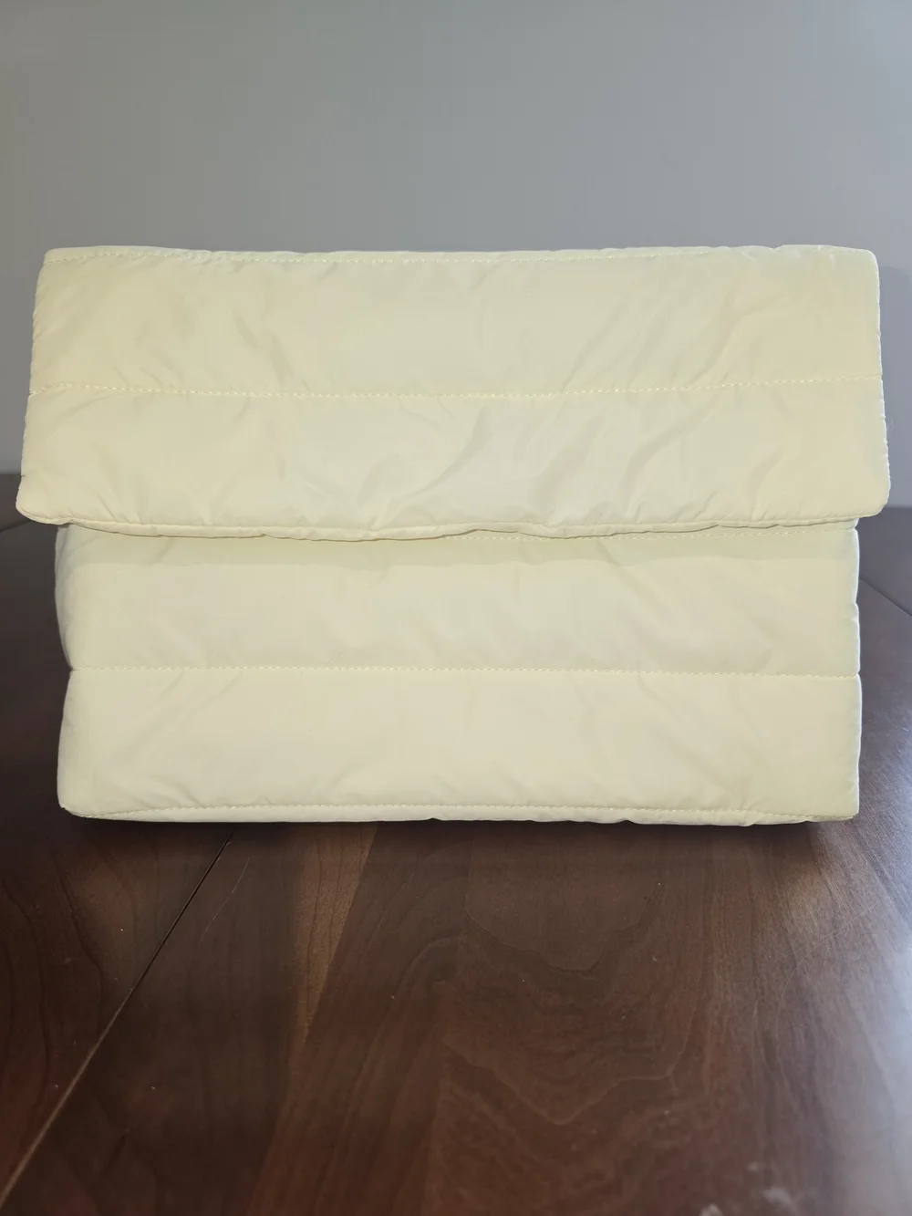 Soft Quilted Yellow 💛 Cosmetics Pouch, New